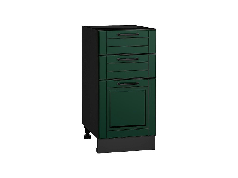 816*400* Шкаф нижний с 3-мя ящиками Дублин Special Green