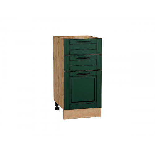 816*400* Шкаф нижний с 3-мя ящиками Дублин Special Green