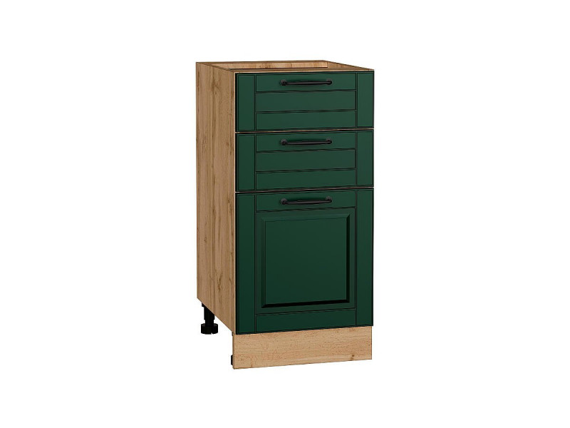 816*400* Шкаф нижний с 3-мя ящиками Дублин Special Green