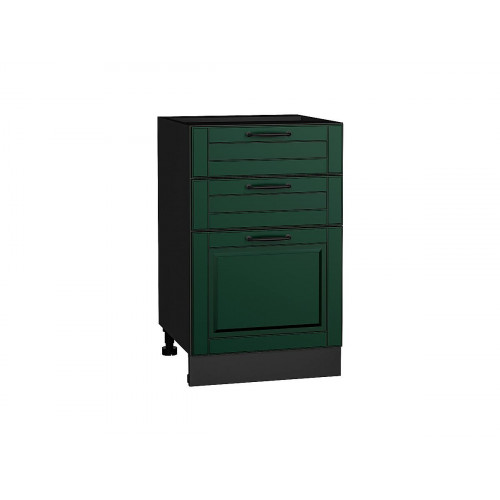 816*500* Шкаф нижний с 3-мя ящиками Дублин Special Green