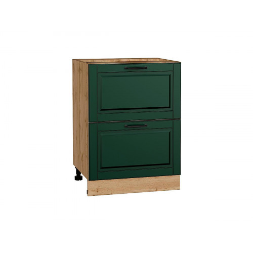 816*600* Шкаф нижний с 2-мя ящиками Дублин Special Green