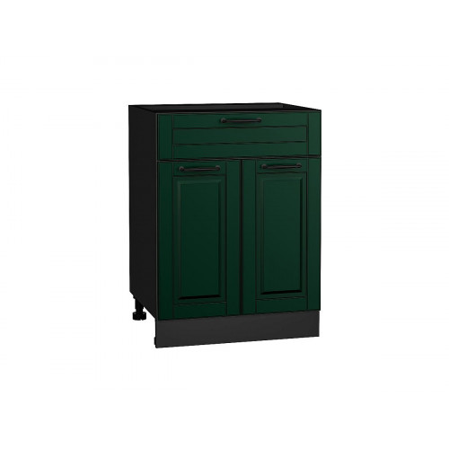 816*600* Шкаф нижний с 2-мя дверцами и ящиком Дублин Special Green