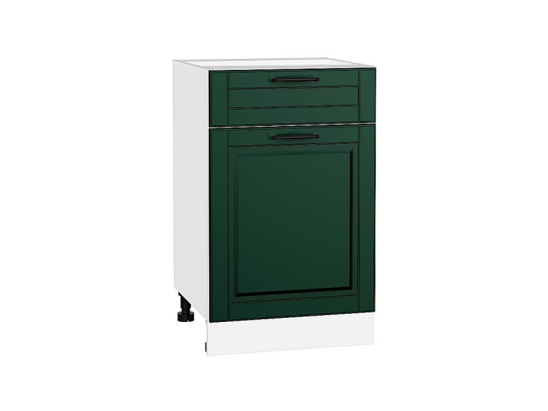 816*500* Шкаф нижний с 1-ой дверцей и ящиком Дублин Special Green