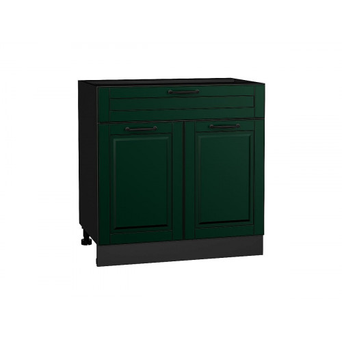 816*800* Шкаф нижний с 2-мя дверцами и ящиком Дублин Special Green