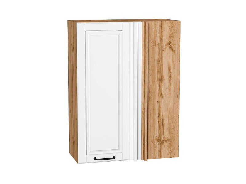 920*700* Шкаф верхний прямой угловой Дублин Special White