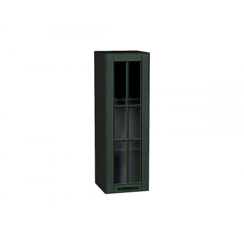 920*300* Шкаф верхний с 1-ой остекленной дверцей Дублин Special Green