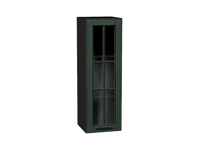 920*300* Шкаф верхний с 1-ой остекленной дверцей Дублин Special Green
