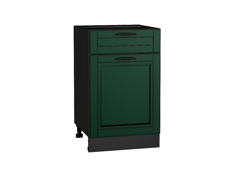 816*500* Шкаф нижний с 1-ой дверцей и ящиком Дублин Special Green