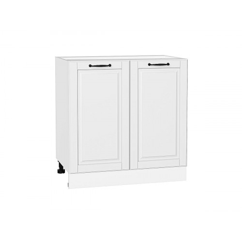 816*800* Шкаф нижний с 2-мя дверцами Дублин Special White