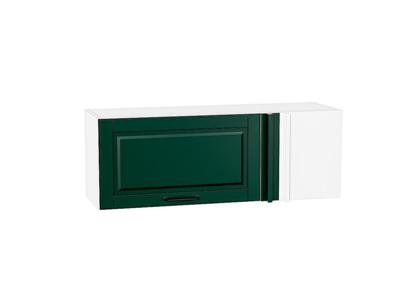 358*1000*350 Шкаф верхний прямой угловой горизонтальный Дублин Special Green