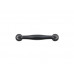 Ручка скоба мебельная URSULA RS433BL.4 BL Матовый черный 96