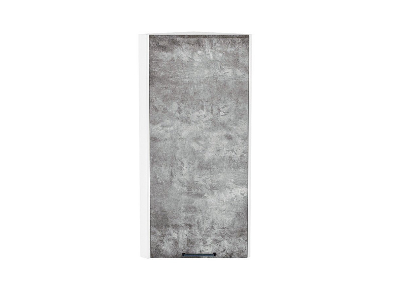 920*300*306 Шкаф верхний торцевой Флэт Temple Stone 2S Белый