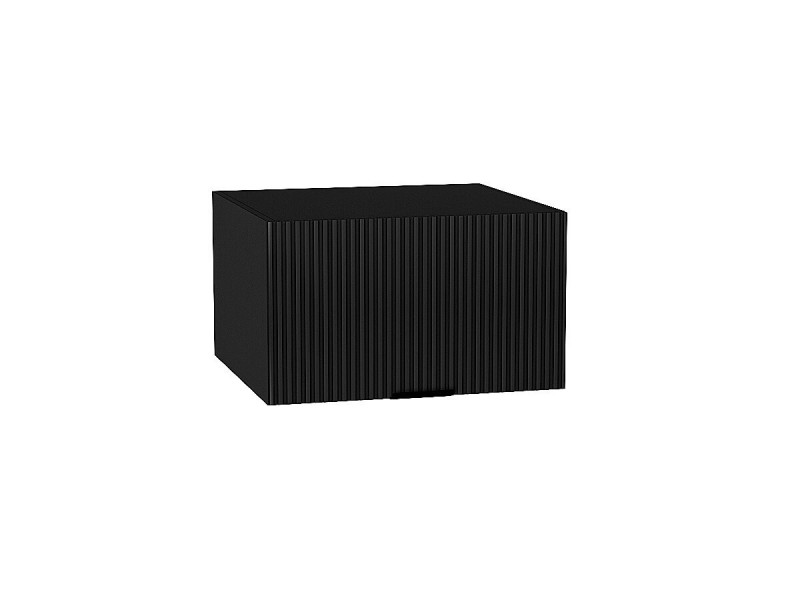358*600* Шкаф верхний горизонтальный глубокий Евро Лайн Антрацит Graphite