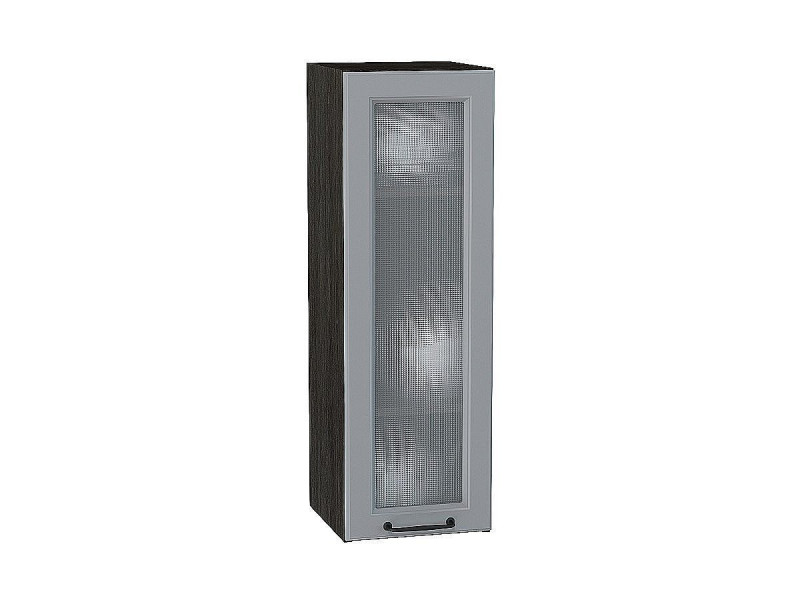 920*300* Шкаф верхний с 1-ой остекленной дверцей Ницца Magnum Graphite