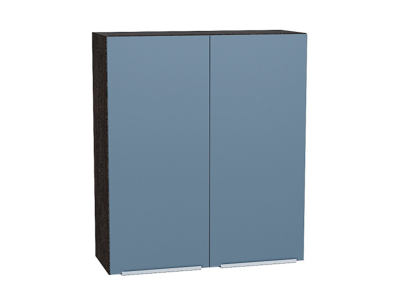 920*800* Шкаф верхний с 2-мя дверцами Фьюжн Silky Blue Graphite