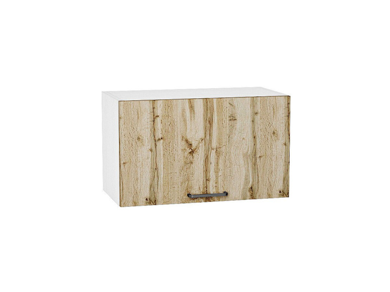 358*600* Шкаф верхний горизонтальный Флэт Wotan Oak 2S Белый